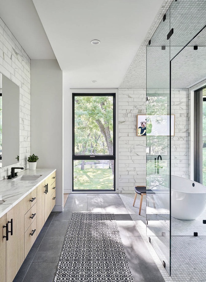 Custom bathroom remodel